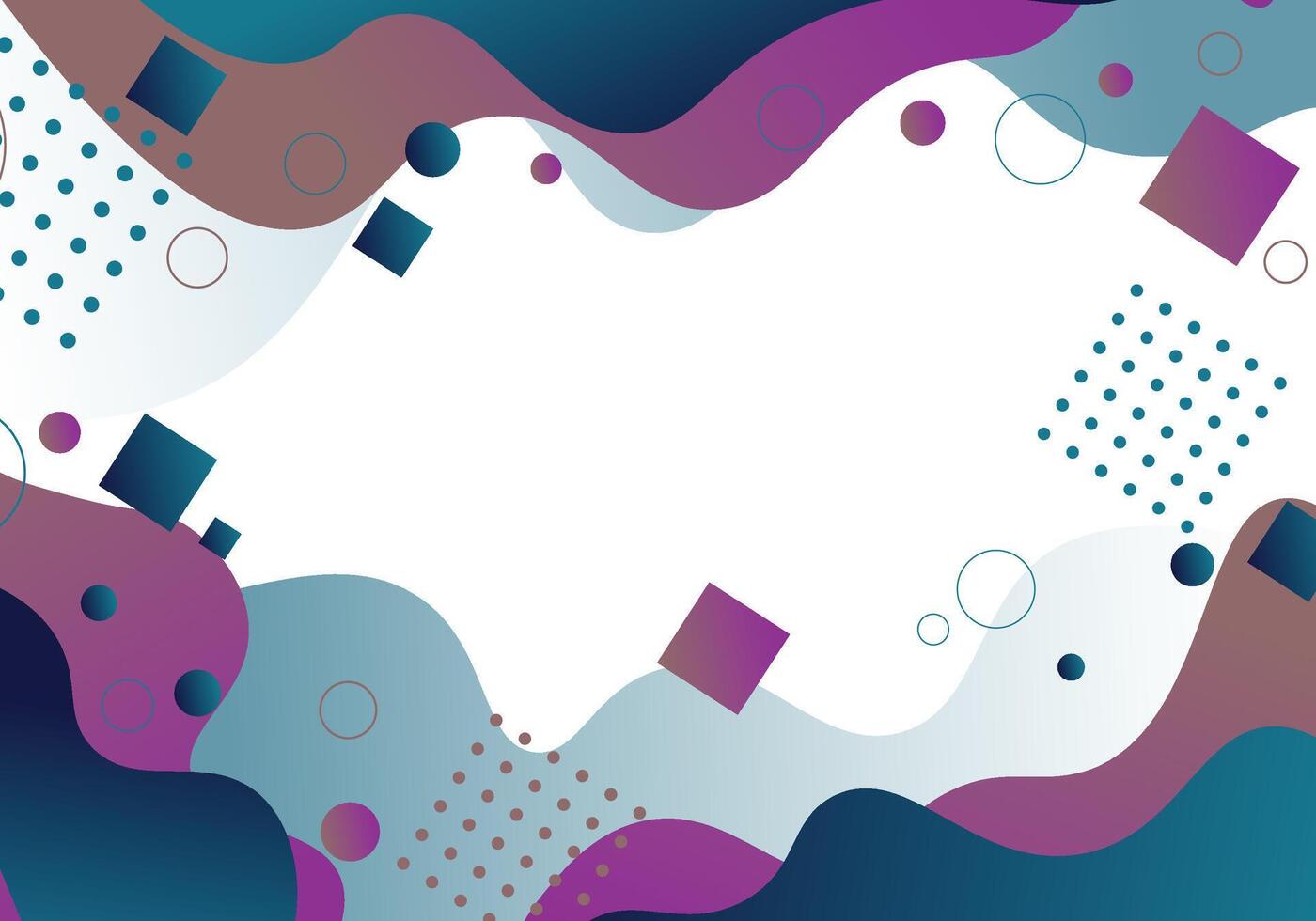 Abstract background with shapes and circles vector