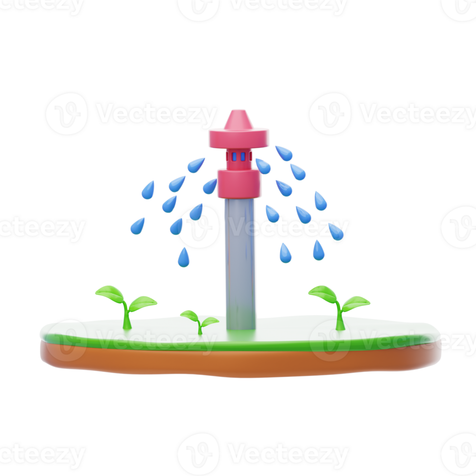 Irrigation 3D Icon png