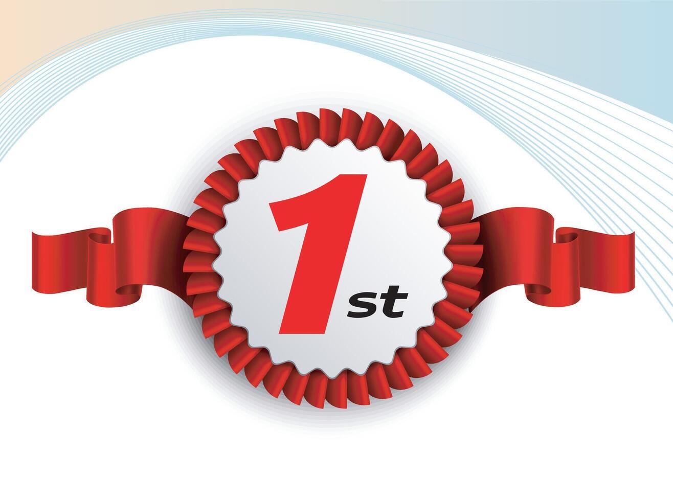 shape, 1st logo, round vector
