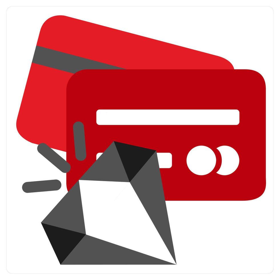 Premium icon concept in red filled color vector
