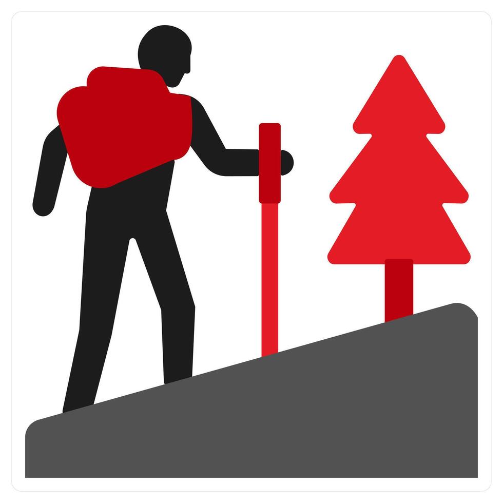 Review concept in red filled color vector