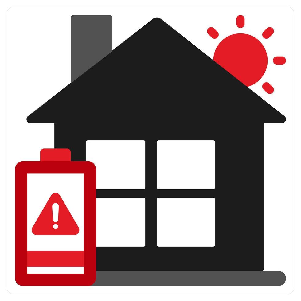 Communication icon concept in red filled color vector