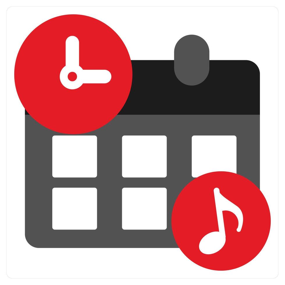 Studio icon concept in red filled color vector