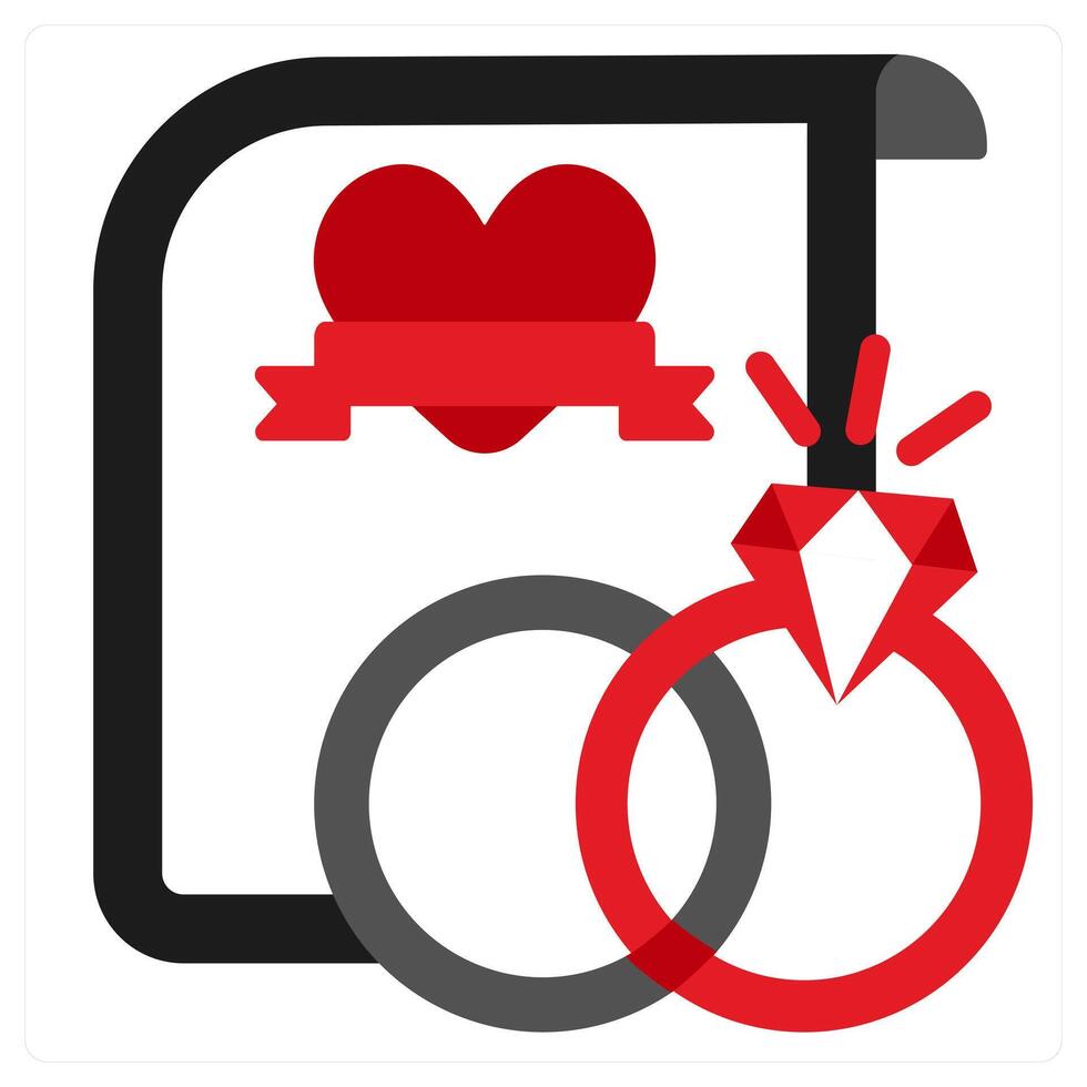 Dove icon concept in red filled color vector