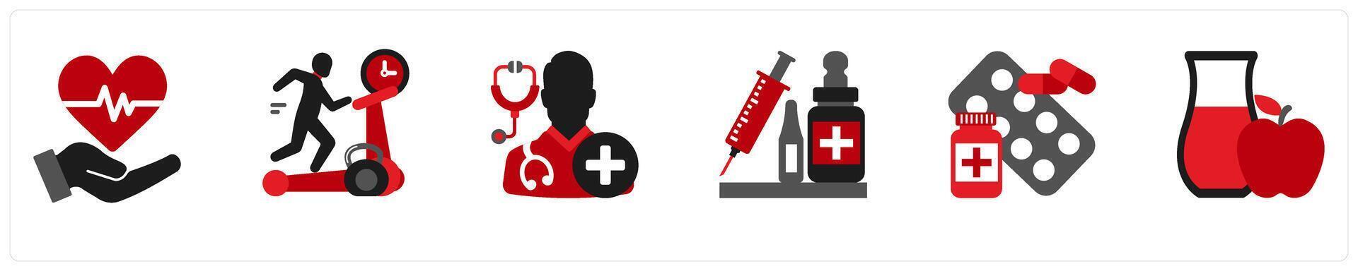 Six cinema icons in red and black as cinema movie, movies, new vector
