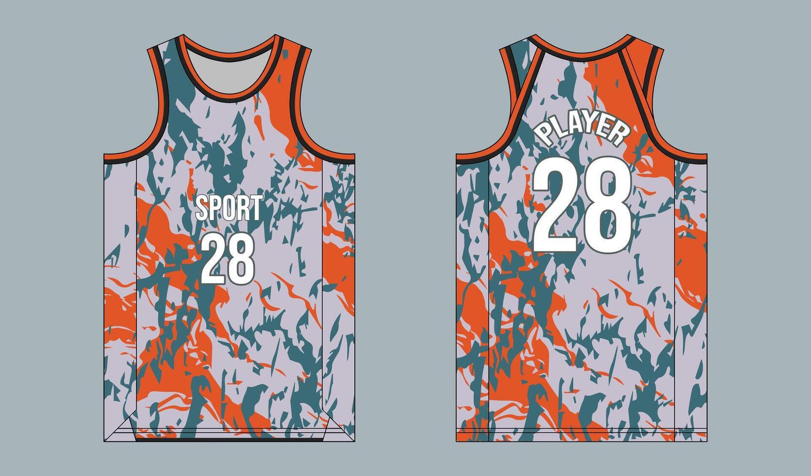 Customizable Basketball Jerseys with Player Names vector