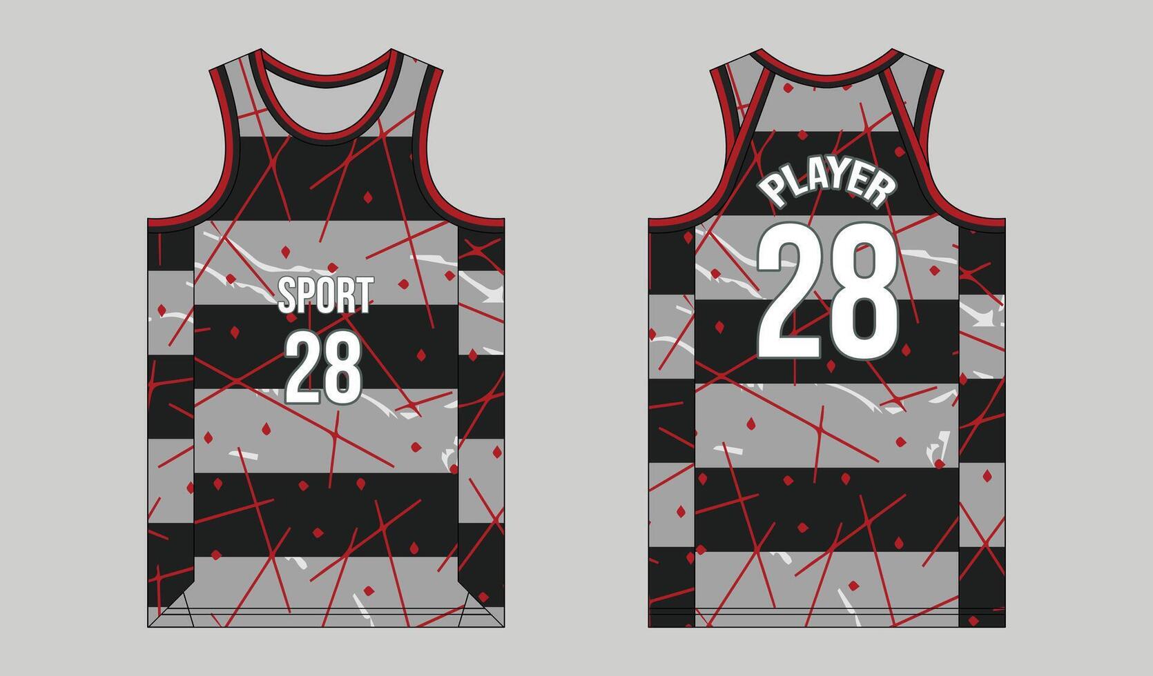 Personalized Basketball Jerseys for Team Spirit vector