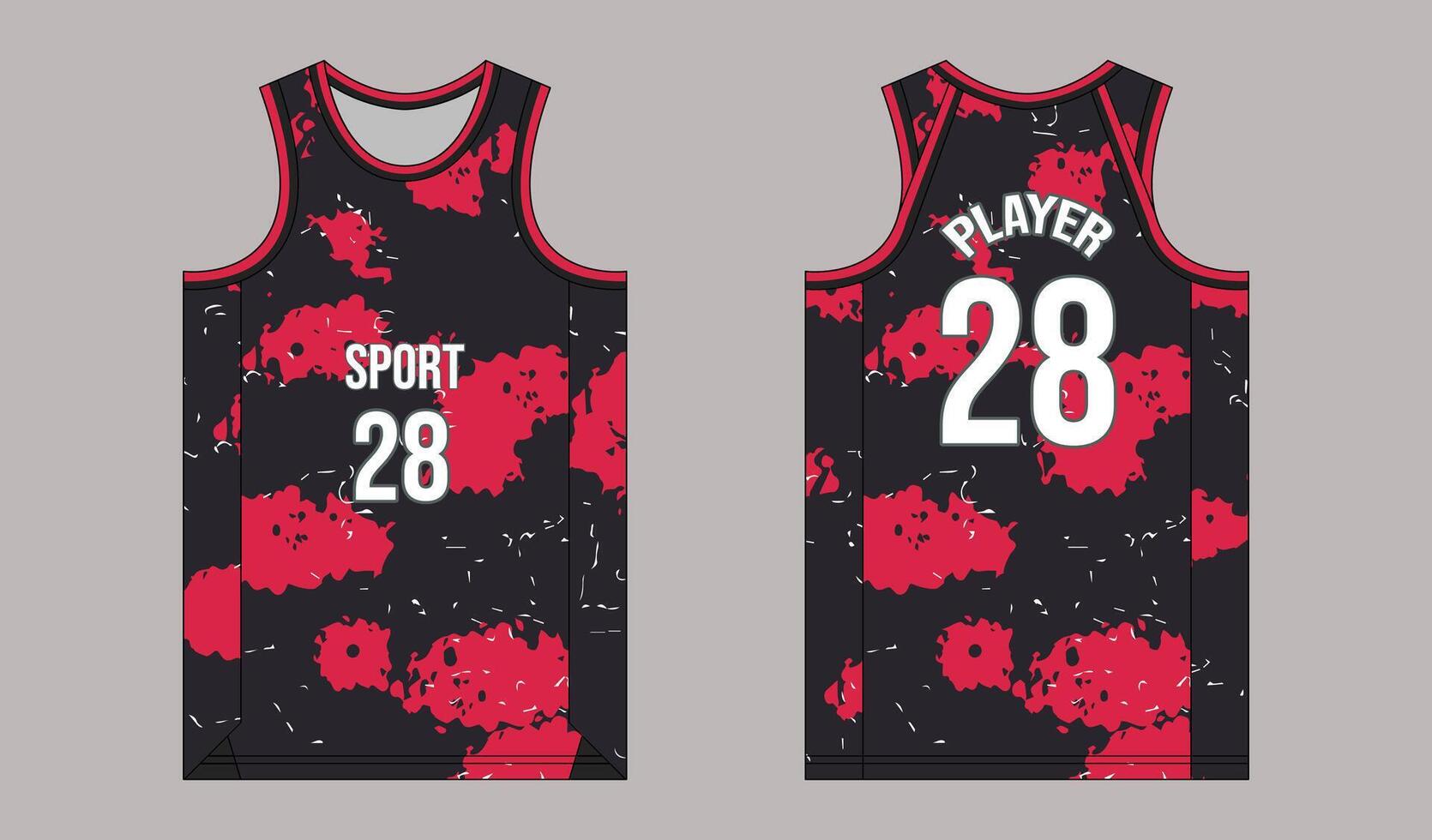 Sublimation Basketball Jerseys High Quality Custom Prints vector