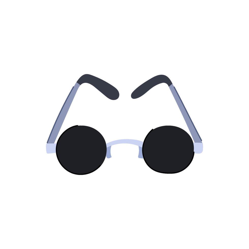 accessibility glasses for the blind cartoon illustration vector
