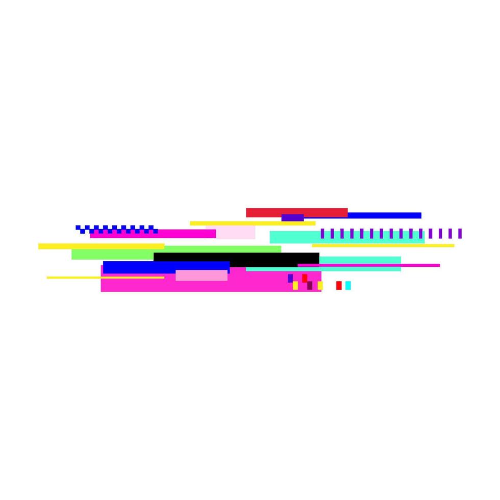 freeze glitch error cartoon illustration vector