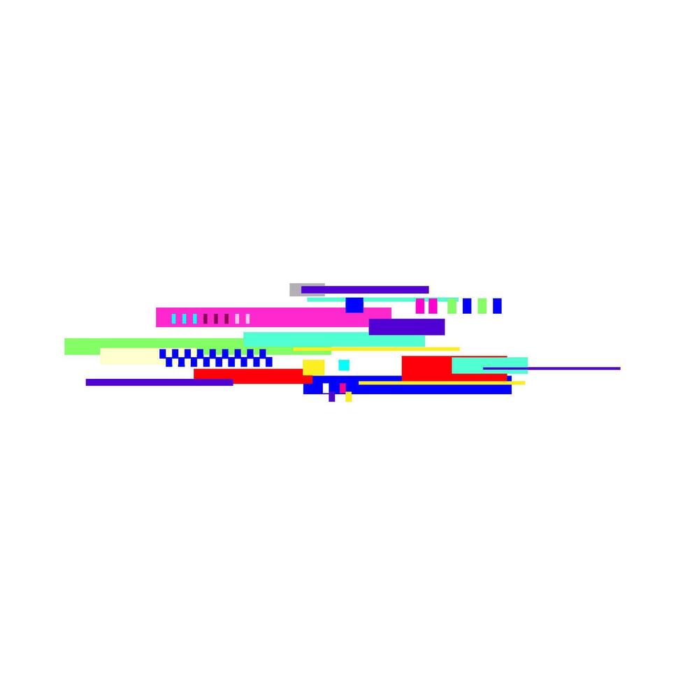 malfunction glitch error cartoon illustration vector
