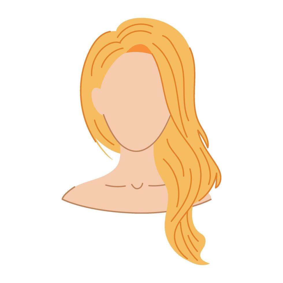 pixie hairstyles for women cartoon illustration vector