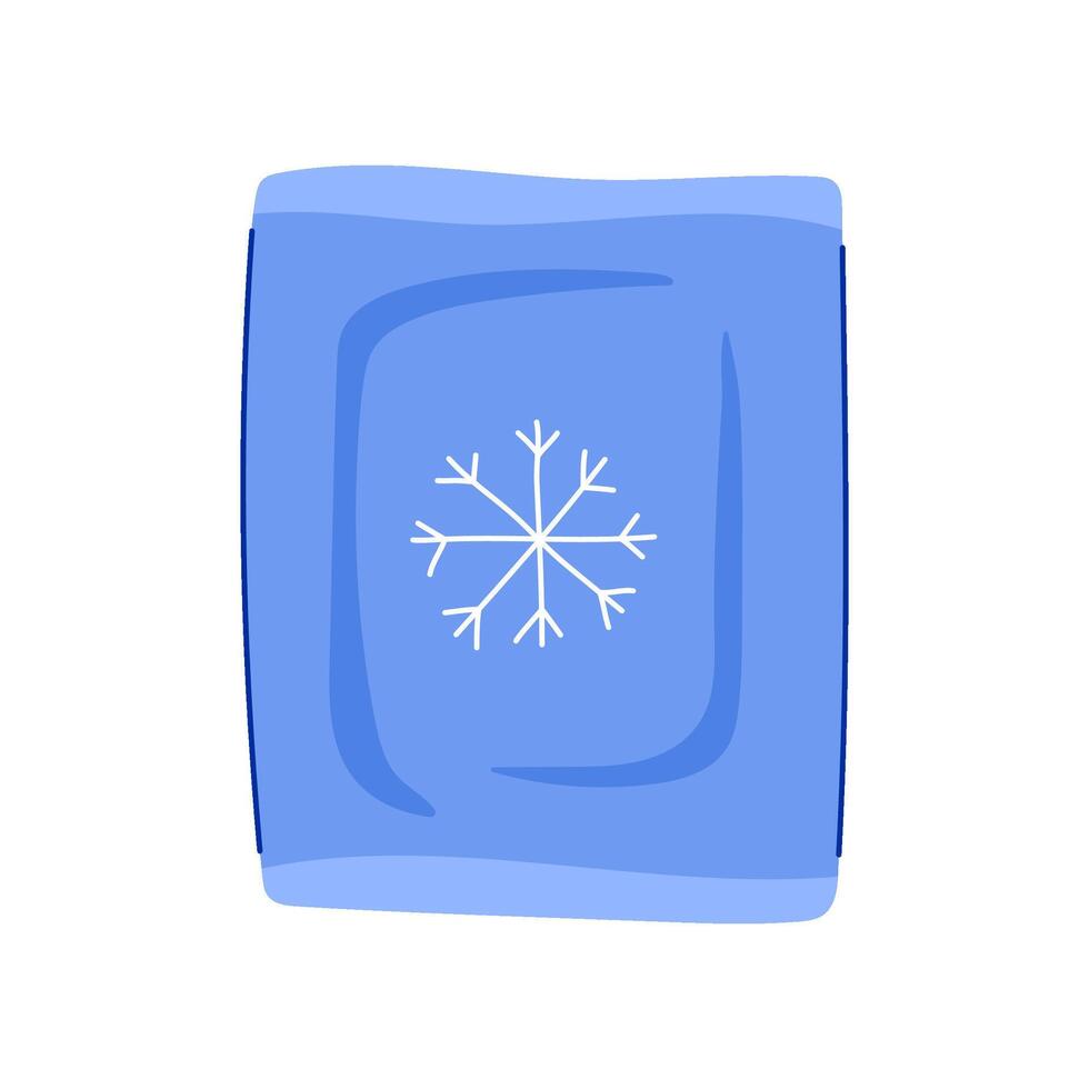 swelling ice pack for injuries illustration vector