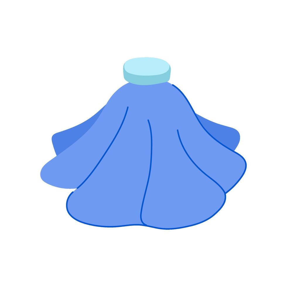 therapy ice pack for injuries illustration vector