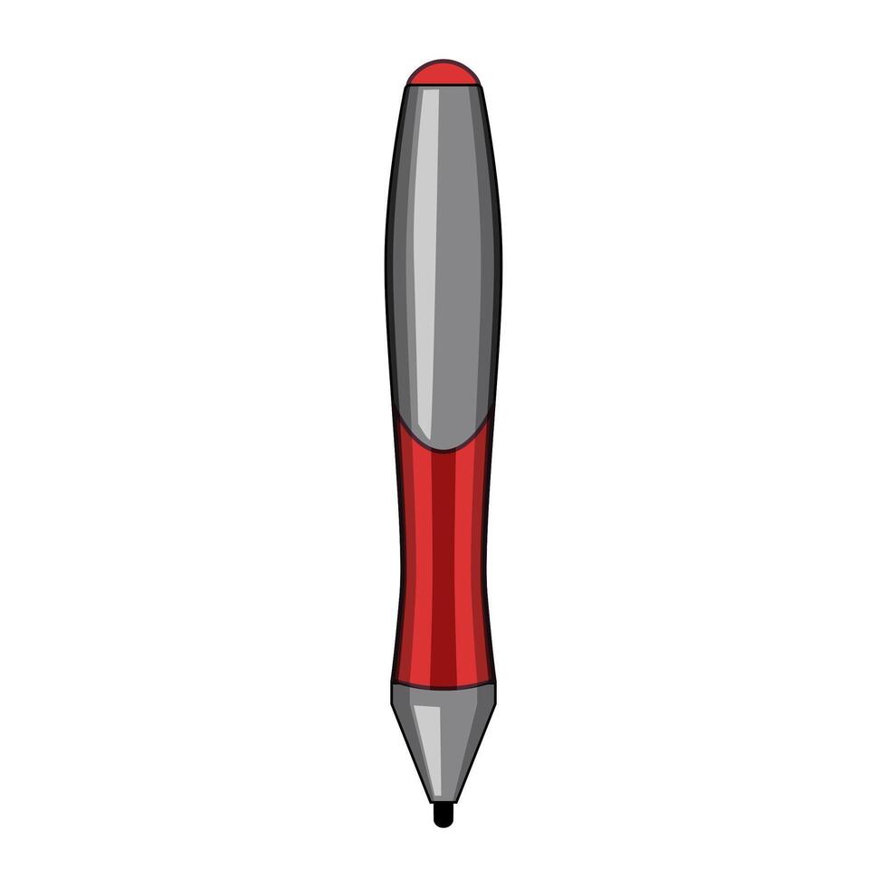 stylus interactive whiteboard pen illustration vector