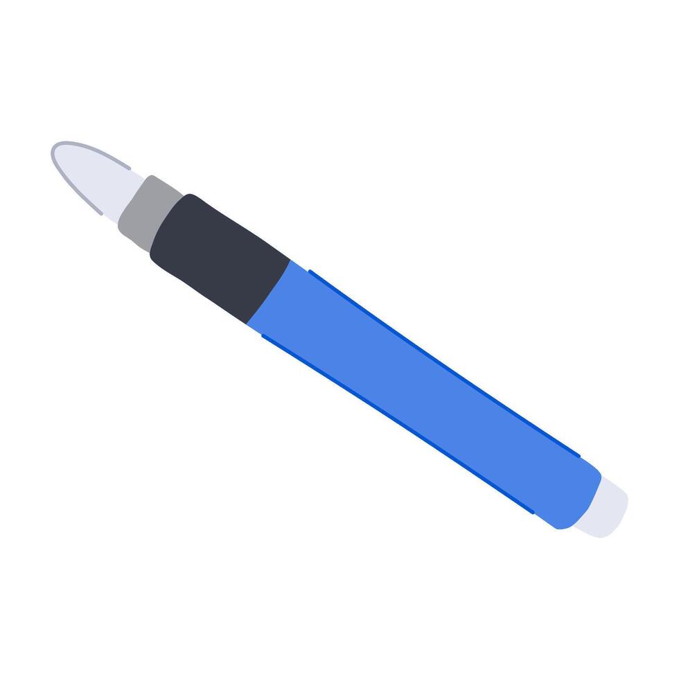 stylus interactive whiteboard cartoon illustration vector
