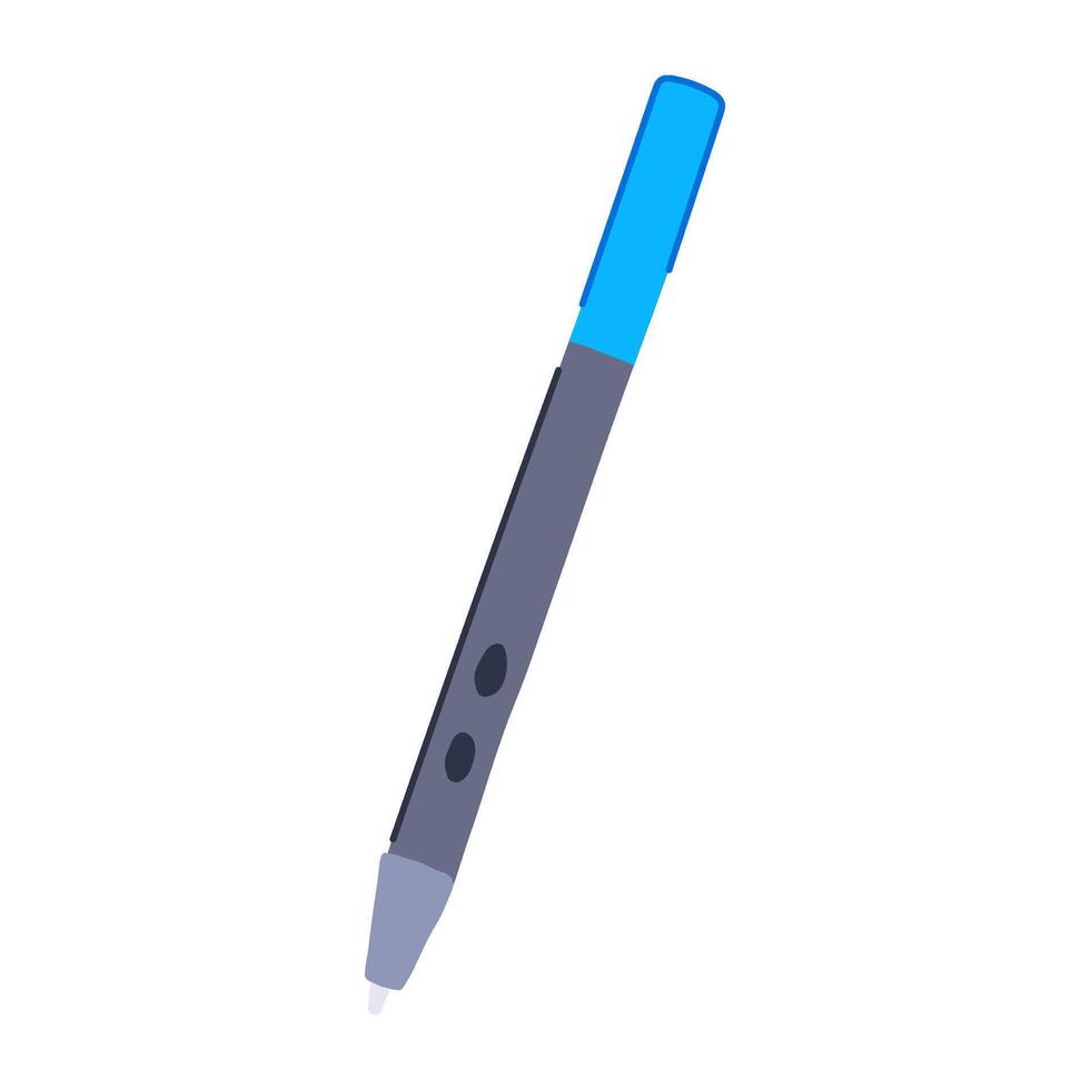 writing interactive whiteboard pen illustration vector