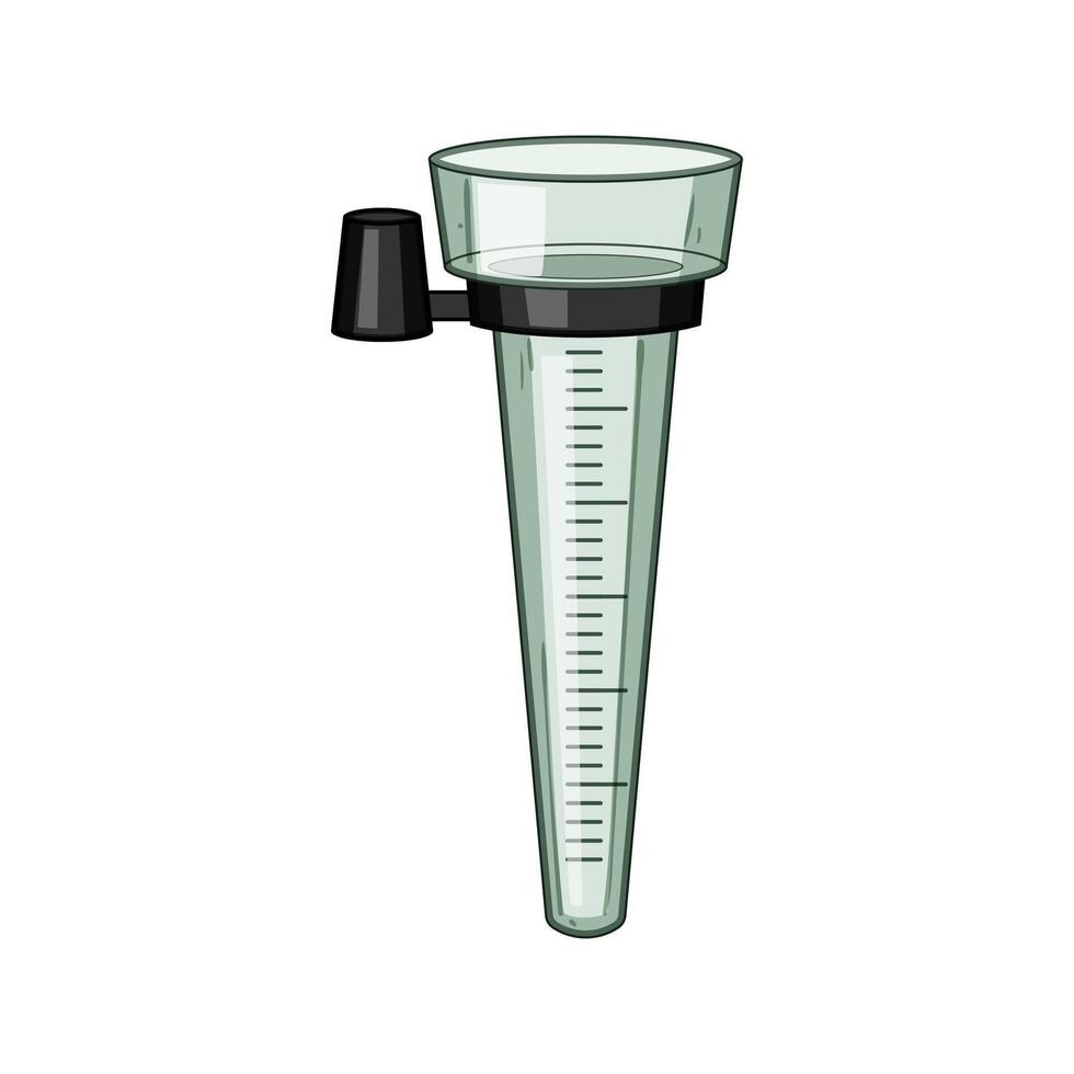 accuracy rain gauge cartoon illustration vector