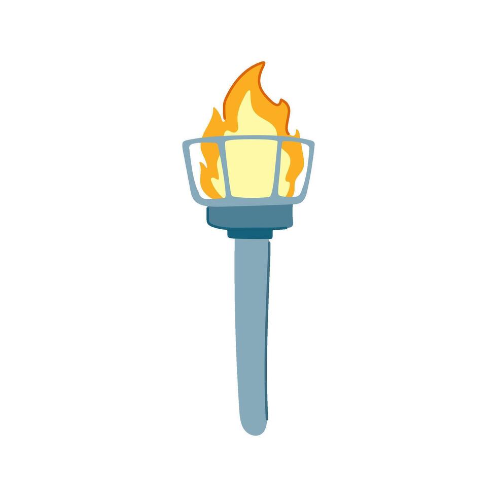 flicker torch fire illustration vector