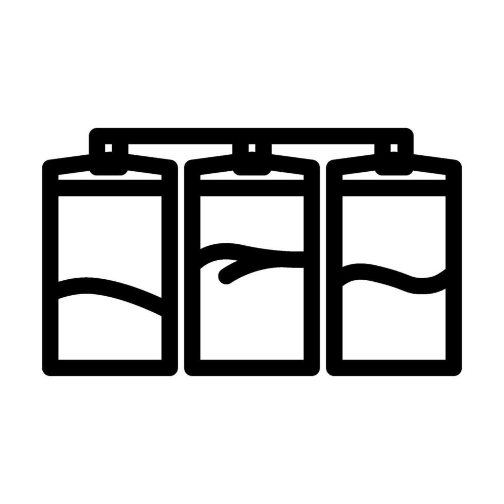bulk storage cement production line icon illustration vector