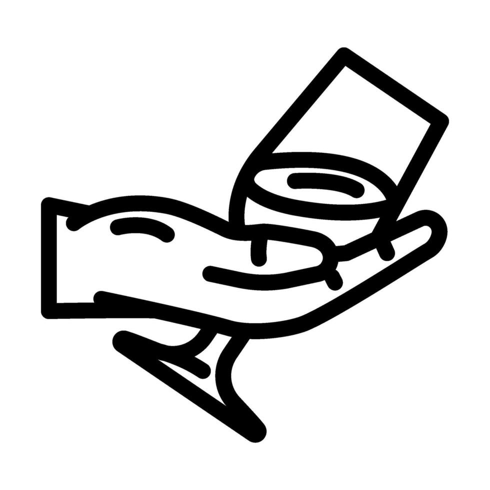 wine tasting summer spend time line icon illustration vector