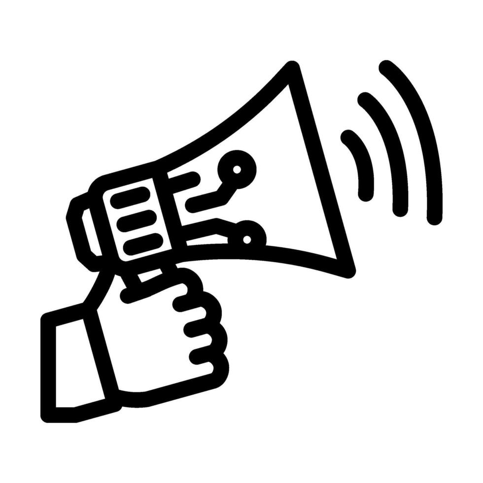 referral program invite line icon illustration vector