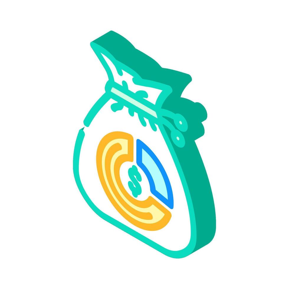 referral earnings affiliate program isometric icon illustration vector