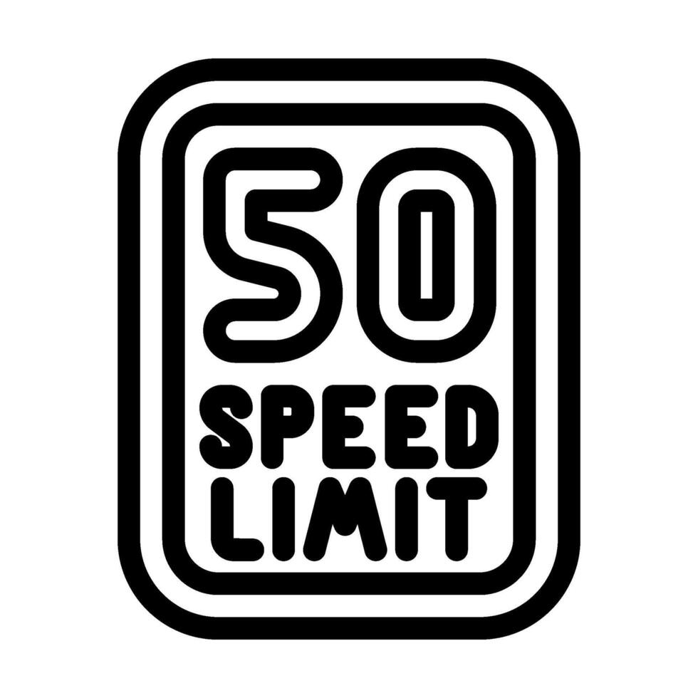 speed limit highway road line icon illustration vector