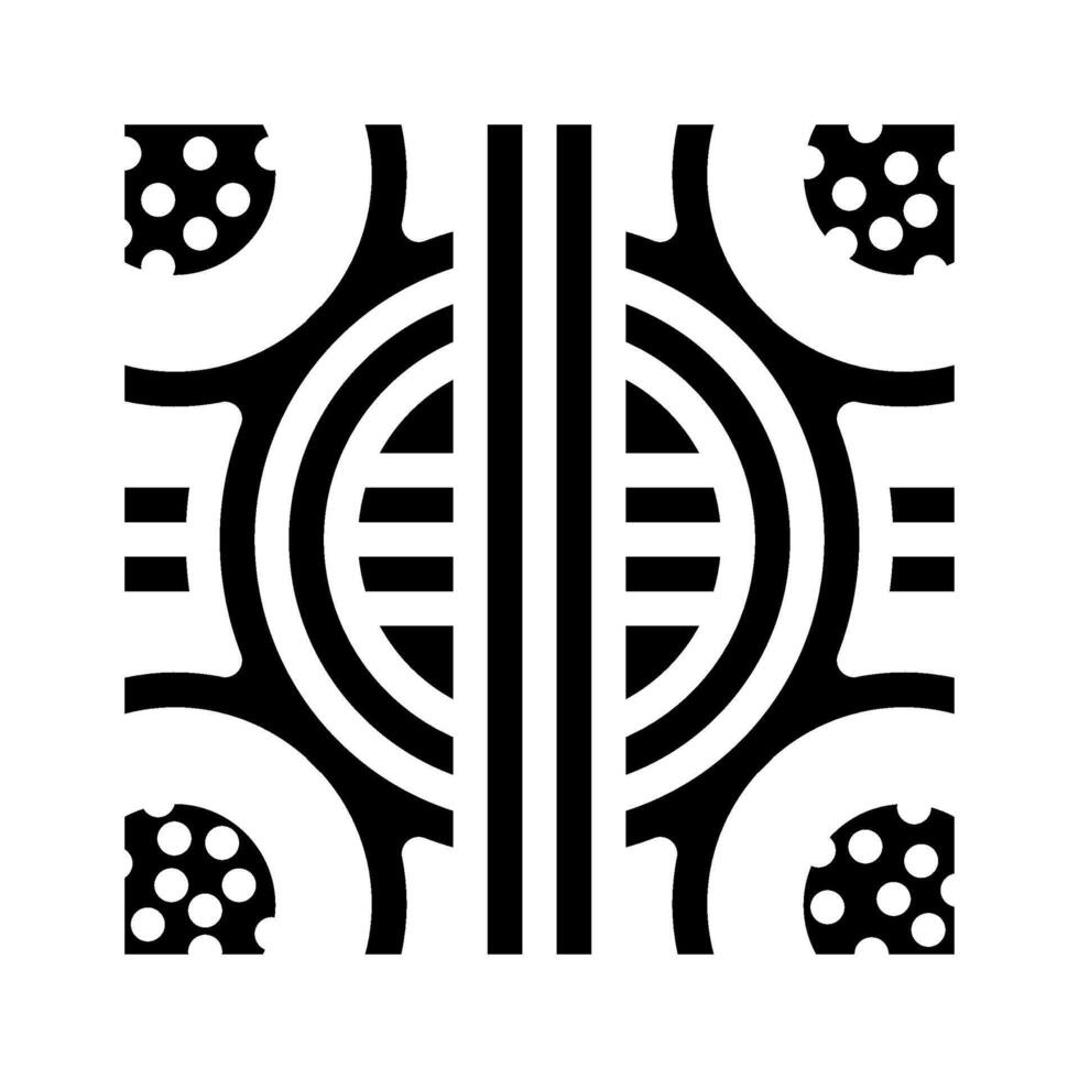 junction highway road glyph icon illustration vector
