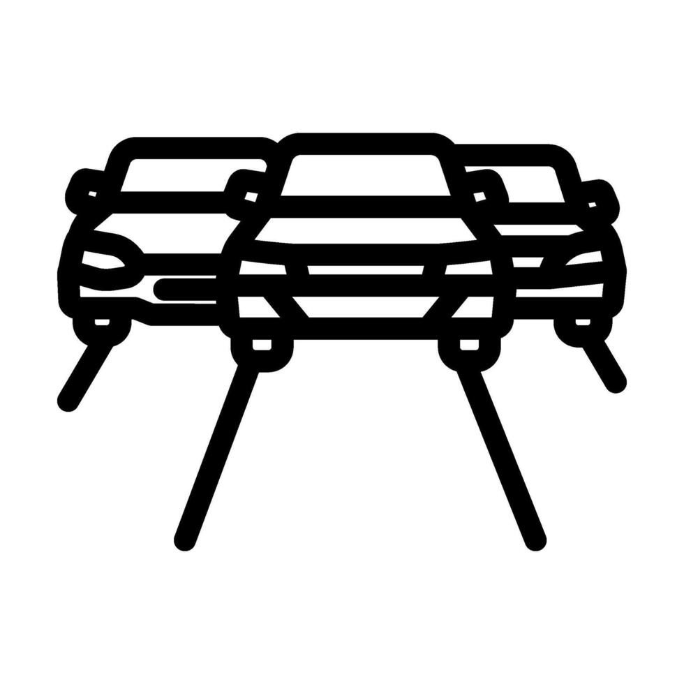 traffic flow highway road line icon illustration vector