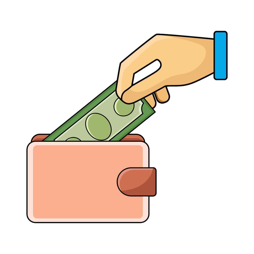 illustration of Payment wallet vector