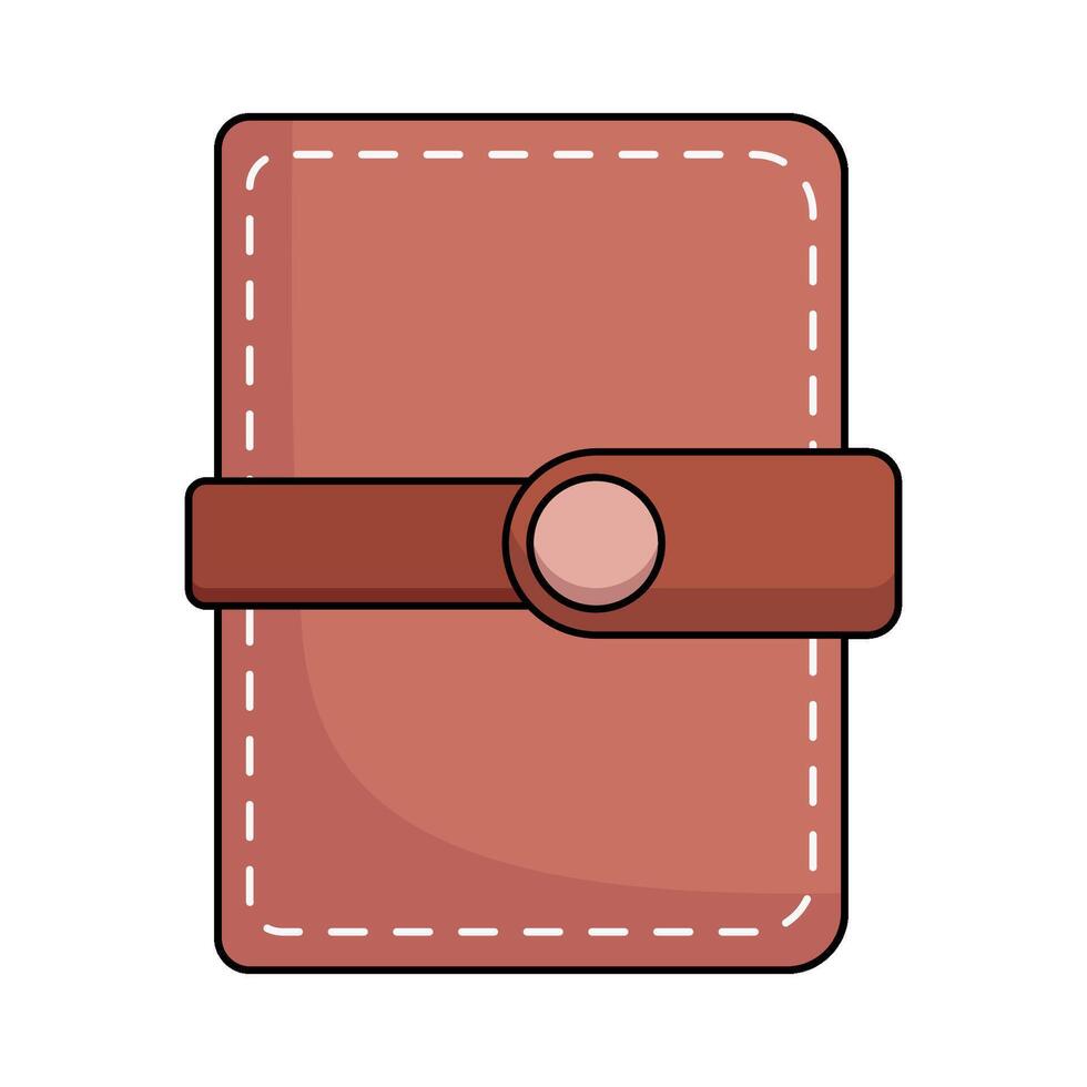 illustration of Leather wallet vector