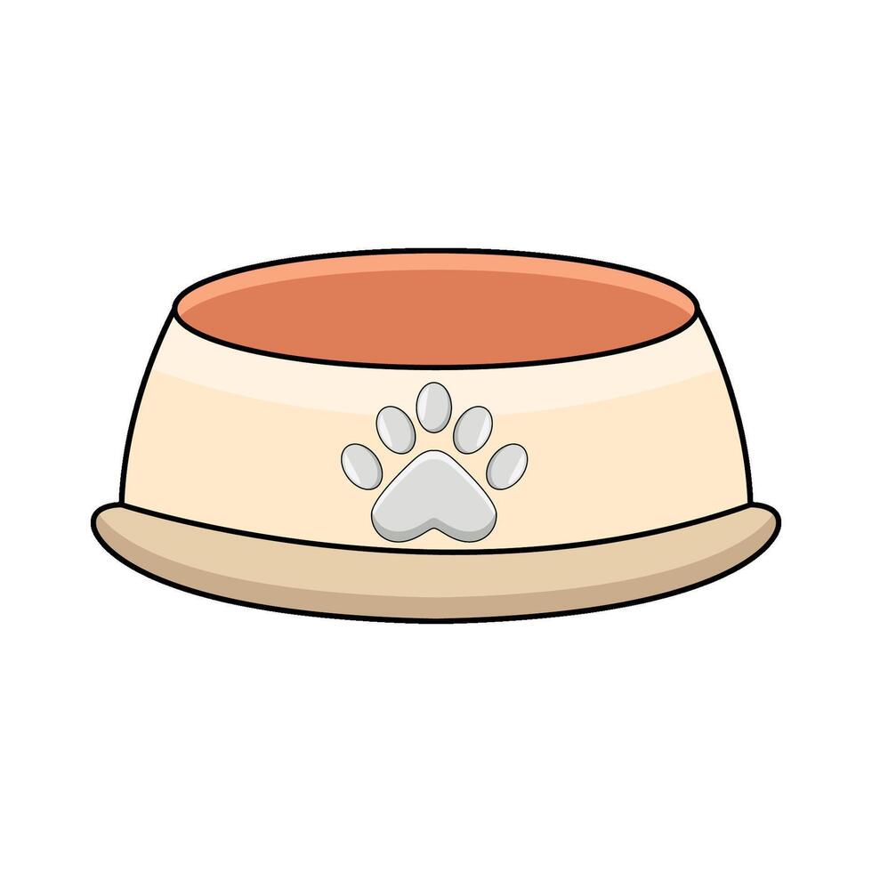 illustration of Pet bowls vector