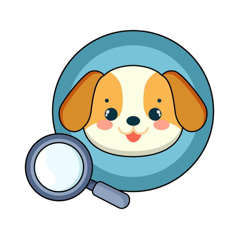 illustration of Found Pet vector