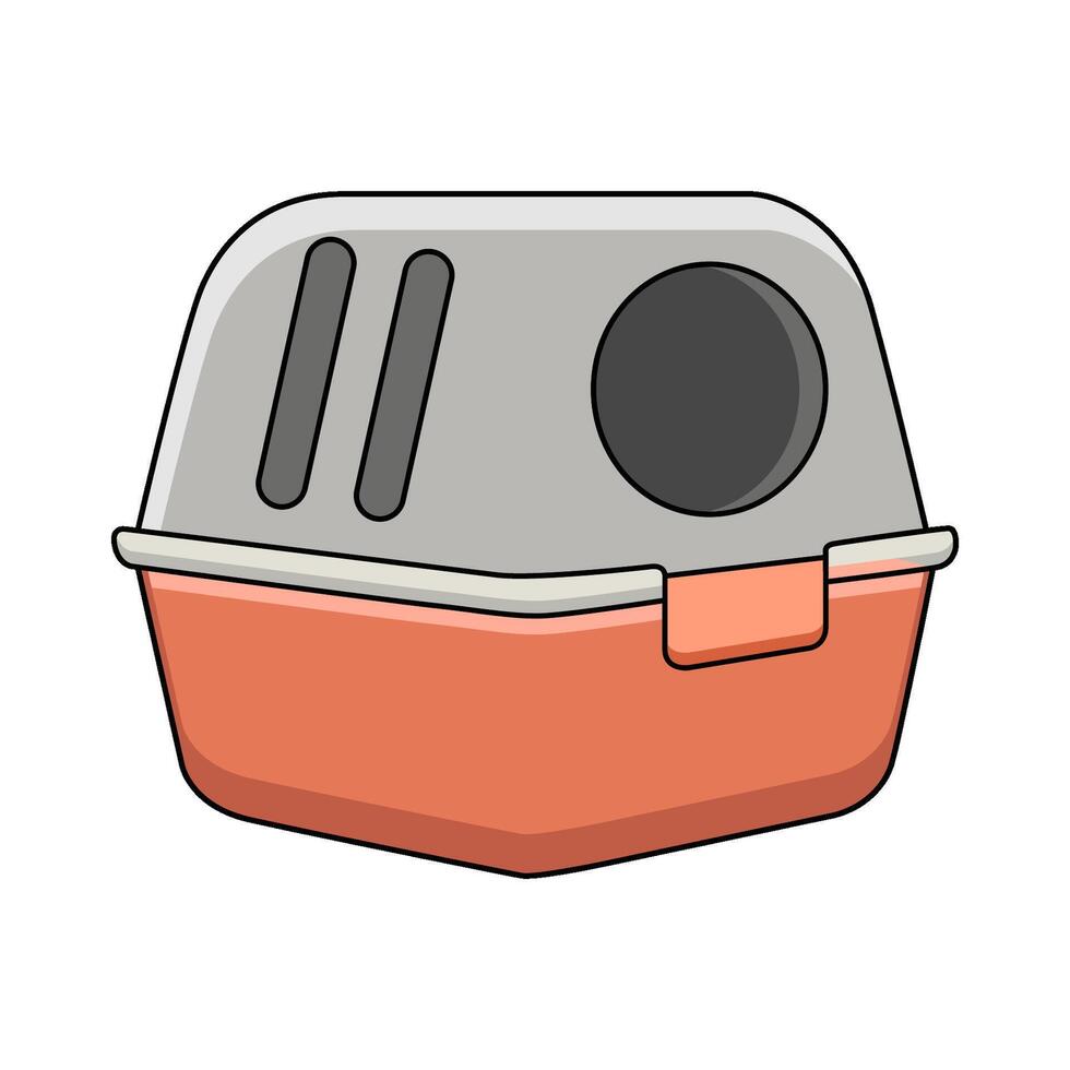 illustration of Pet Crate vector