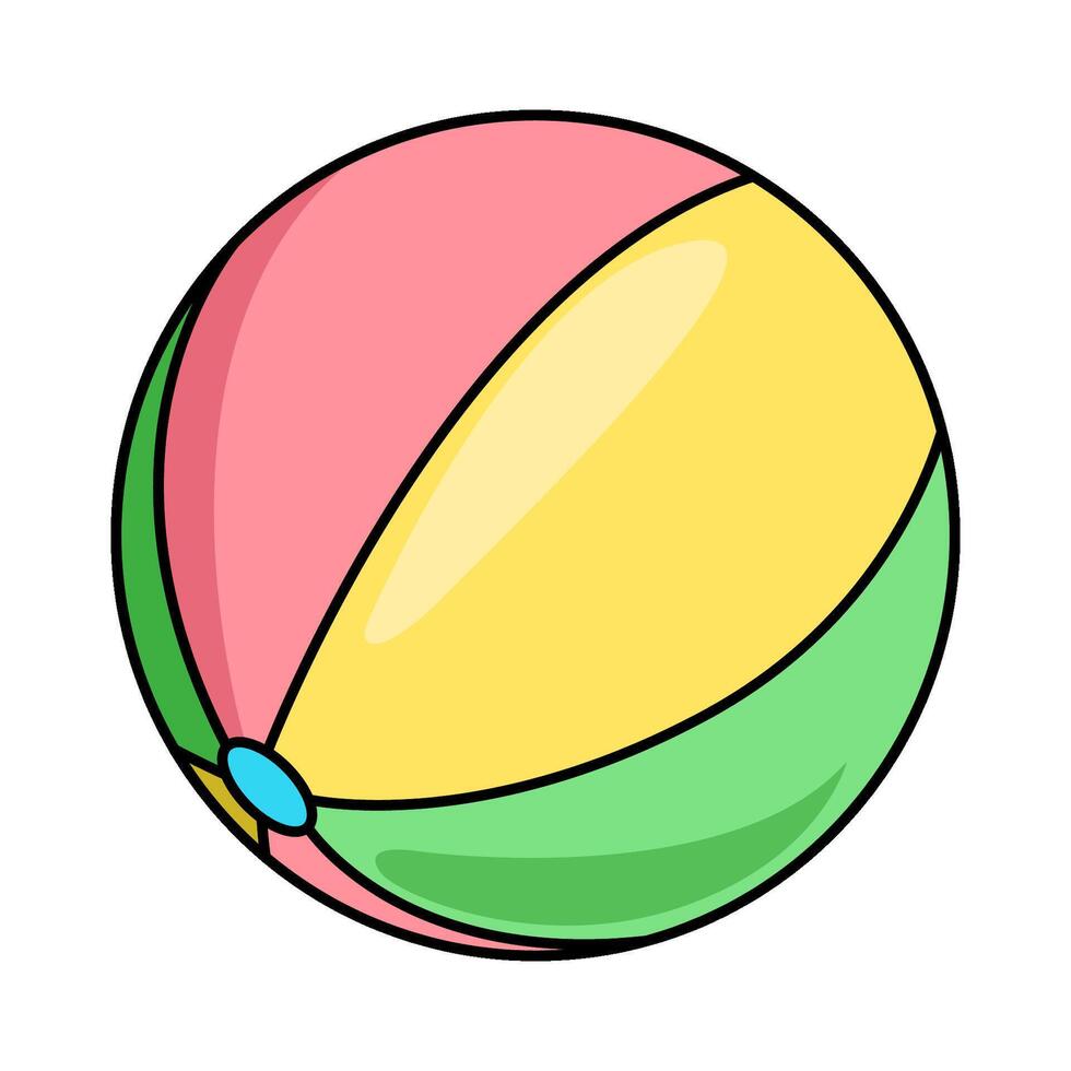 ball toy illustration vector