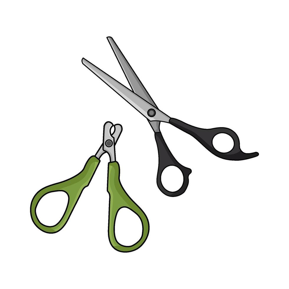 illustration of Grooming tools vector