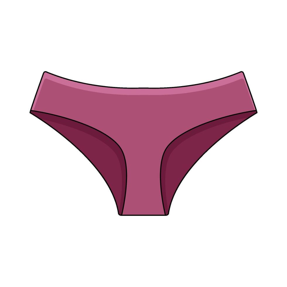 illustration of Panties vector