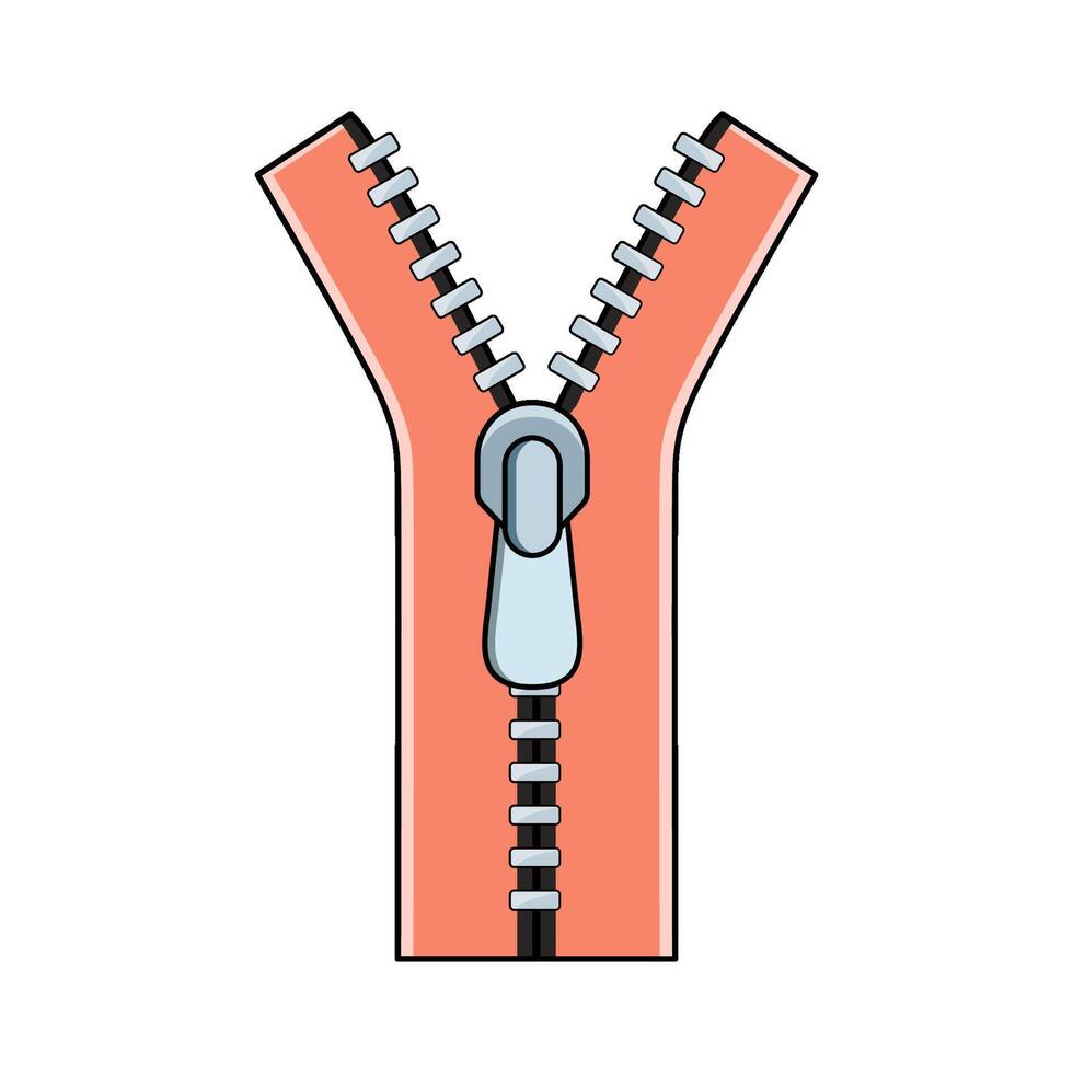 illustration of Zipper vector