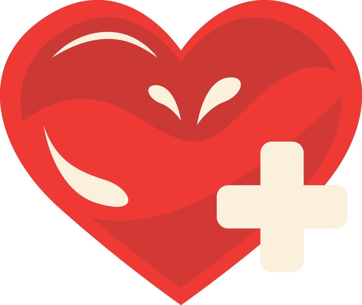 Blood Donor Icon in Flat Design, vector