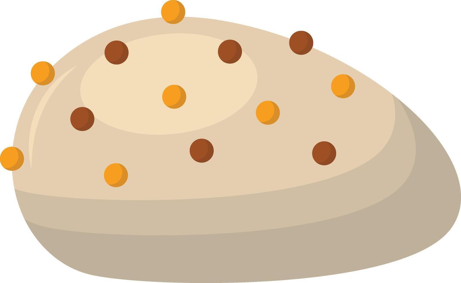 Yummy Dessert Chocolate in Cartoon Design vector