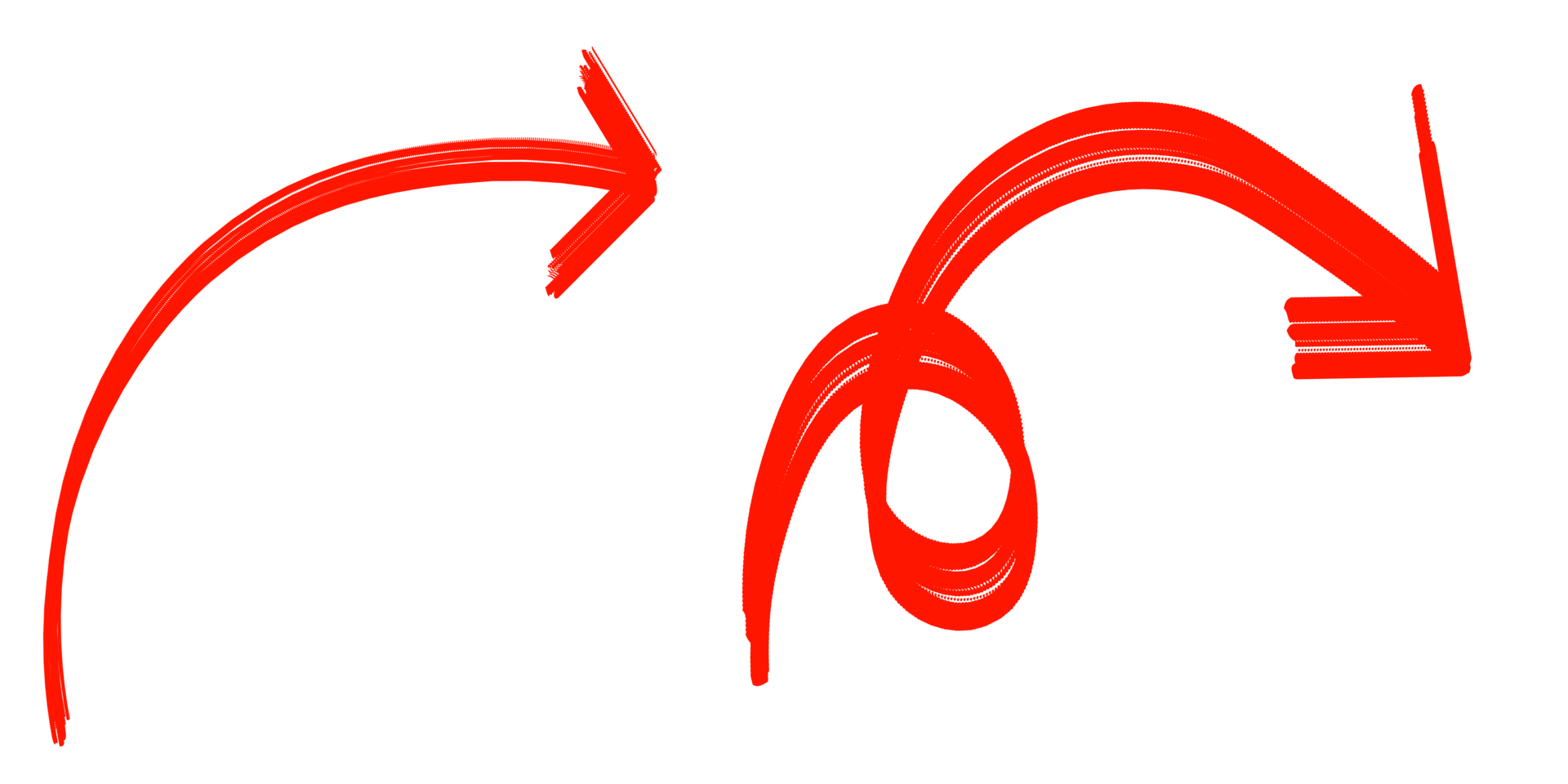 a red arrow pointing to the left and right png