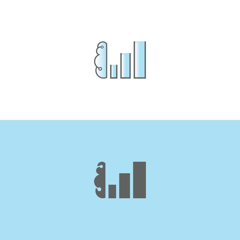 Flat Neural Design for Innovative Smart Systems vector