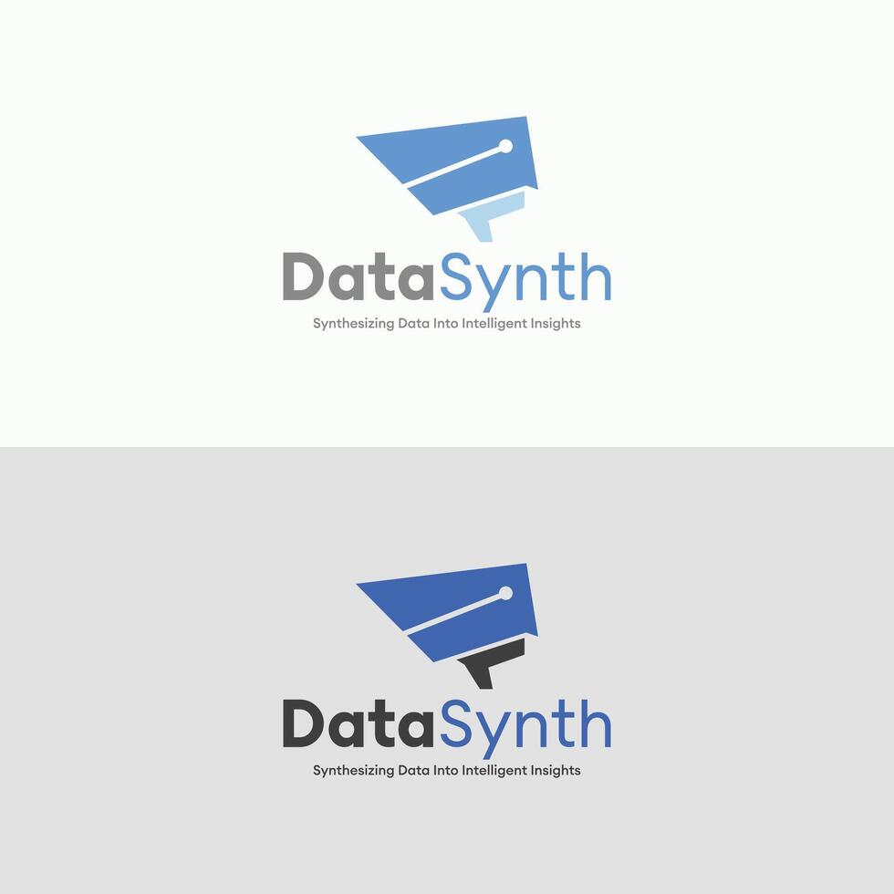 abstract Neural Icon Design for Data Intelligence Solutions vector