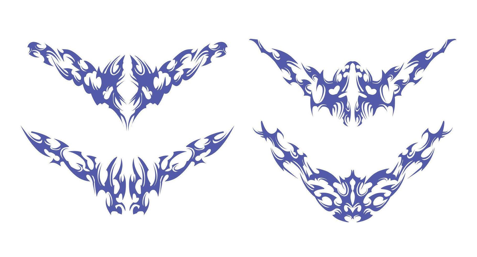 Graphic Element Pack with Minimalist Ink - High-quality motifs inspired by tribal and abstract patterns. vector