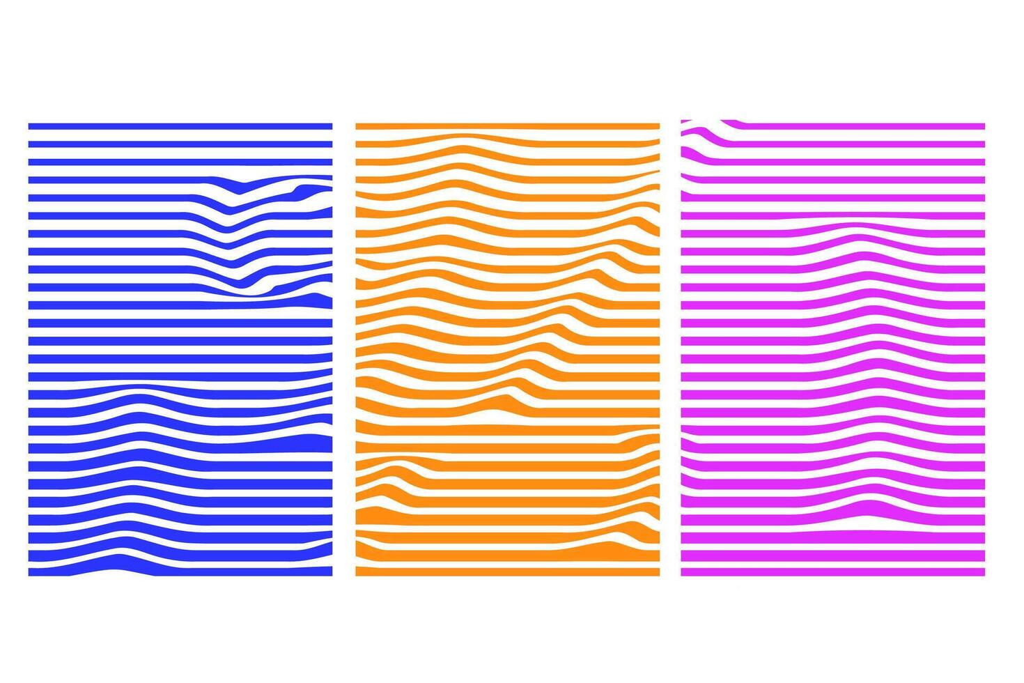 Abstract Field Sphare Stripes Background Poster Collection vector