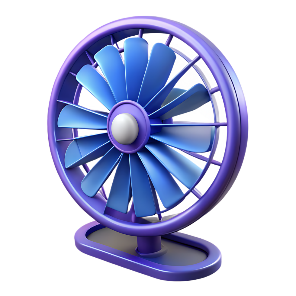 A Modern and Stylish Purple Table Fan for Cooling and Ventilation png