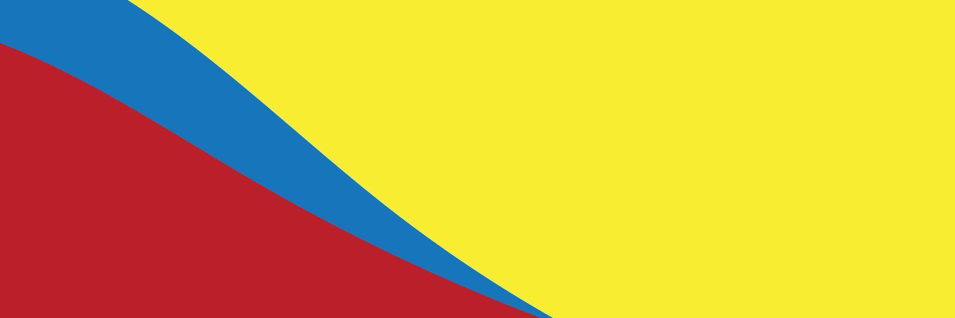Primary colors background, blue, red, and yellow with large space, use for banner,illus vector