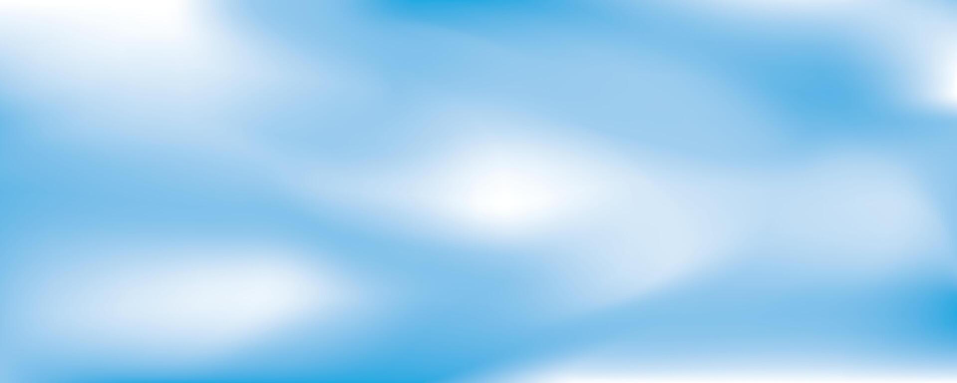 Beautiful clouds, abstract white and blue color gradient background,illustra vector