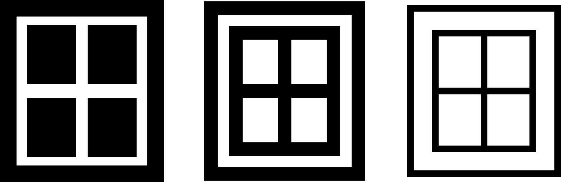 Window icon. architectural symbols. Ideal for home design. building and renovation concepts. arched doors reminiscent. entrance gateways sign vector